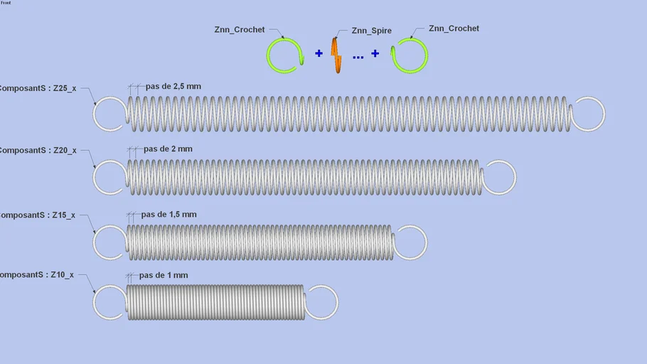 Ressorts de traction