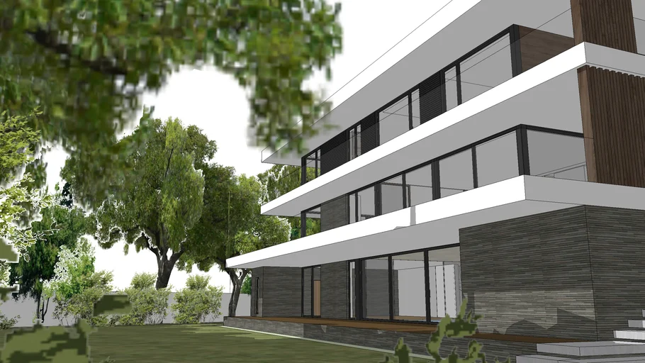 House "3" in the garden