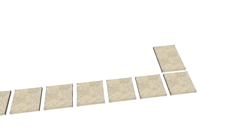 Buff Sandstone Steppers