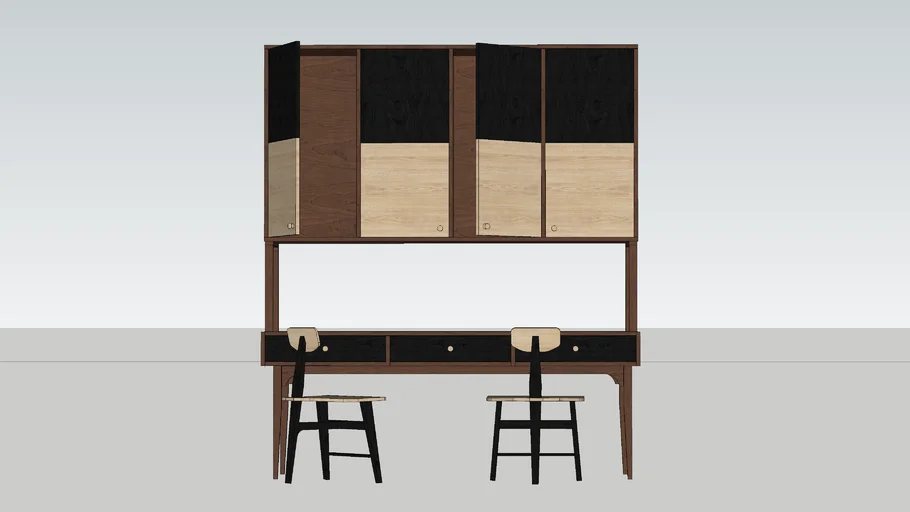 DESK + CABINET