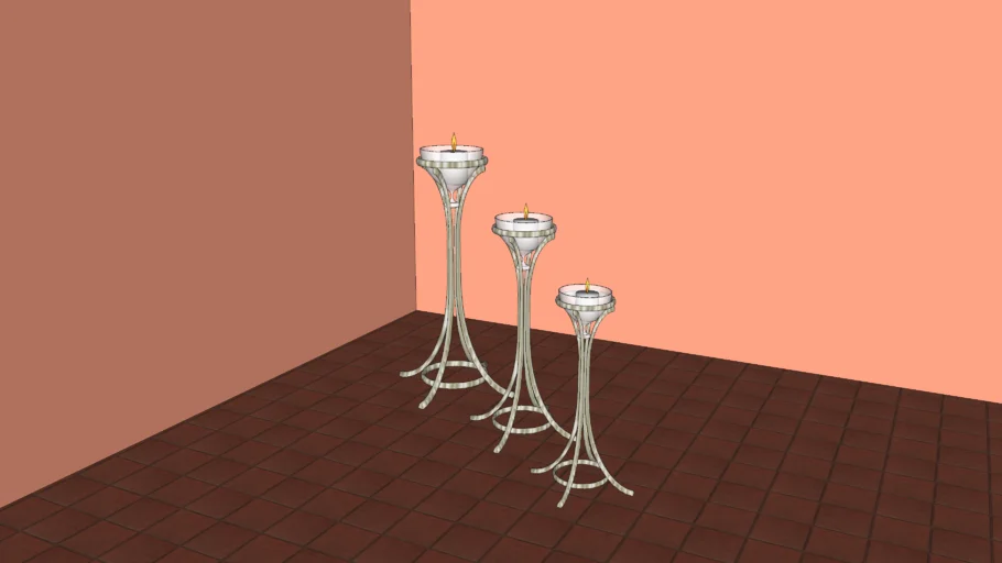 CANDELABROS DE PEDESTAL
