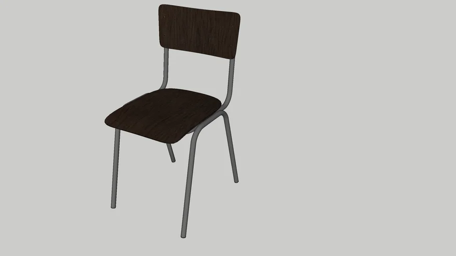 Chair old school vintage metal