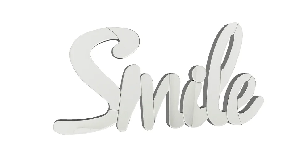 60932 Wall Decoration Mirror Smile Small