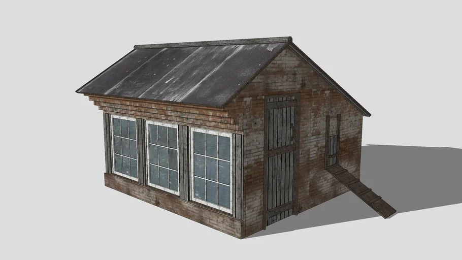 Vintage hen house / chicken coop
