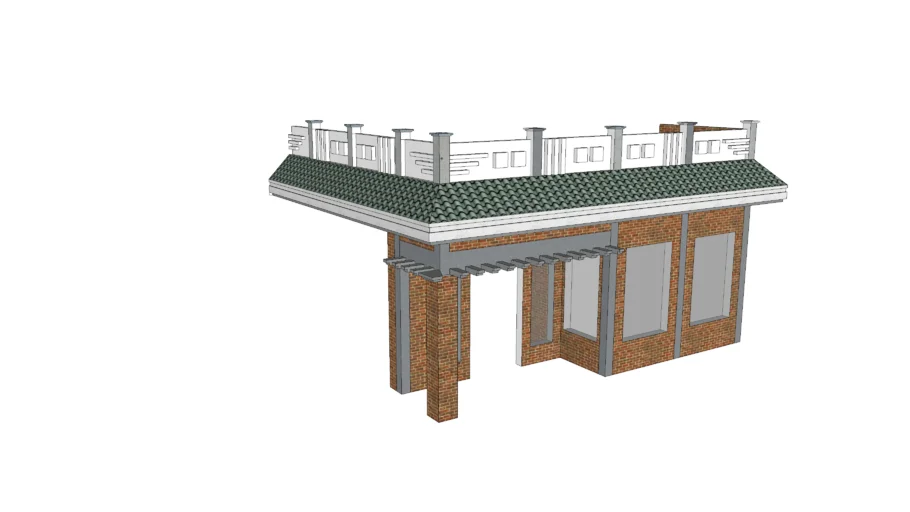 SketchUp file for Parapet 