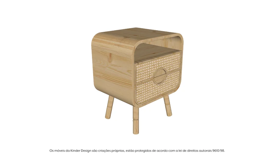Mesa de Cabeceira Lala- Kinder Design