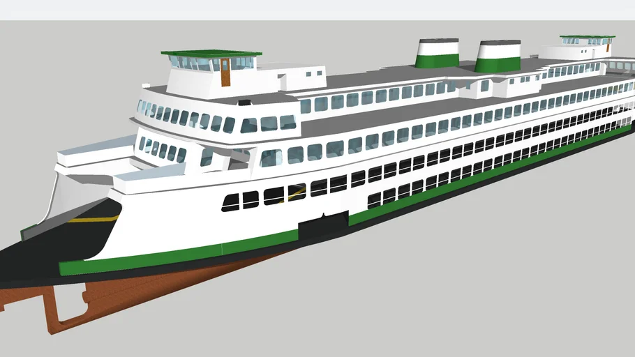 Washington State Ferries Super Class vessel (works in progress)