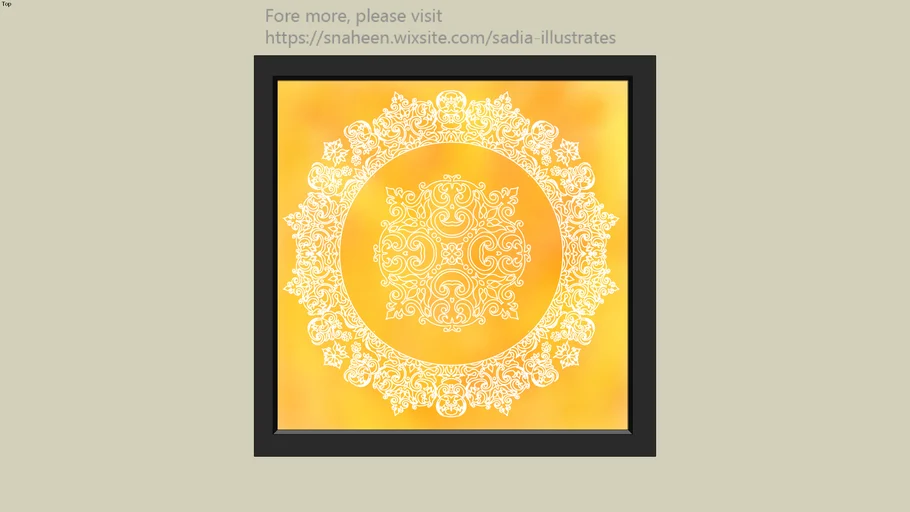 Mandala Painting Wall Art Decor