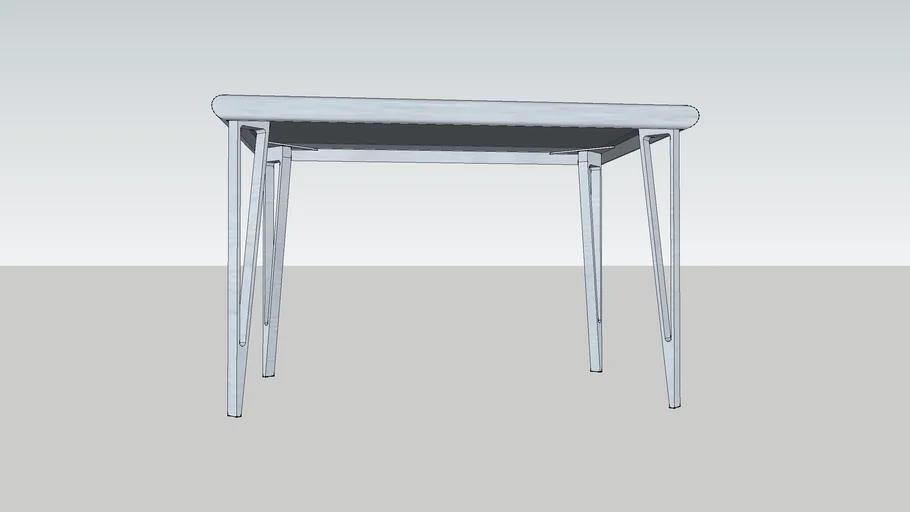 VIKA LAURI IKEA desk with VIKA INGE table legs