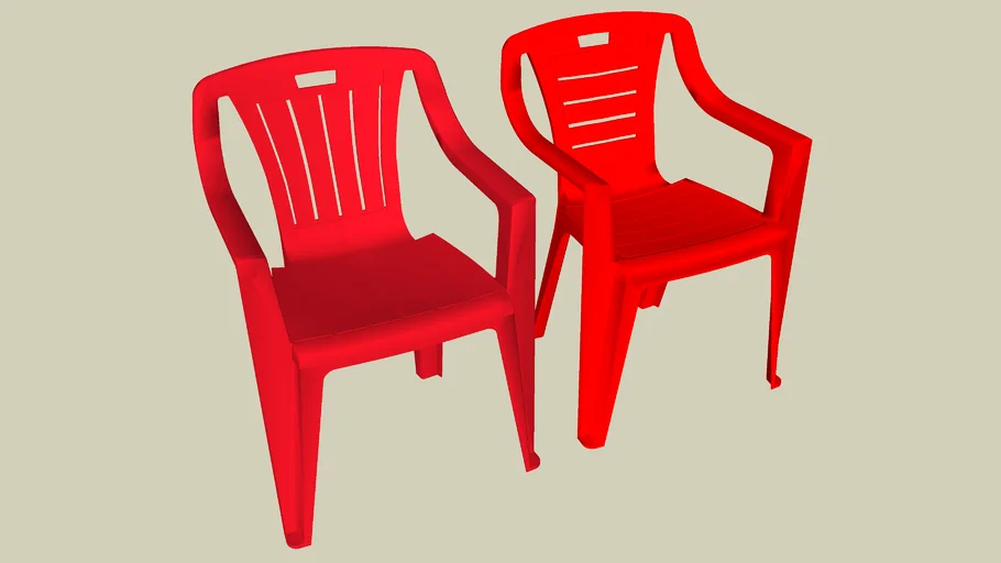 Silla plastica manaplas