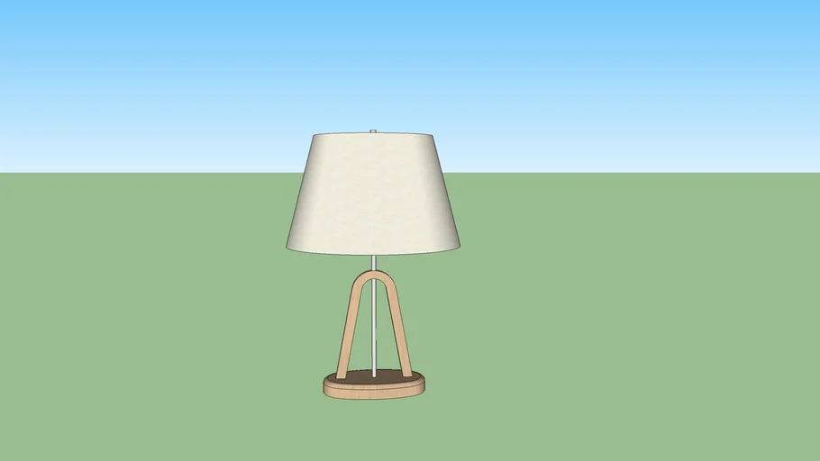 Mid Century Style Arched Lamp