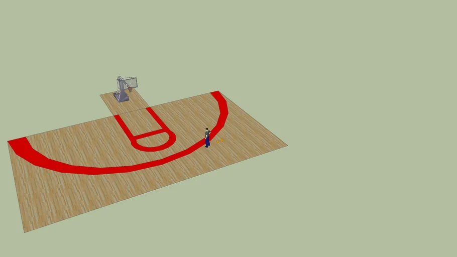 Halfcourt Basketball | 3D Warehouse