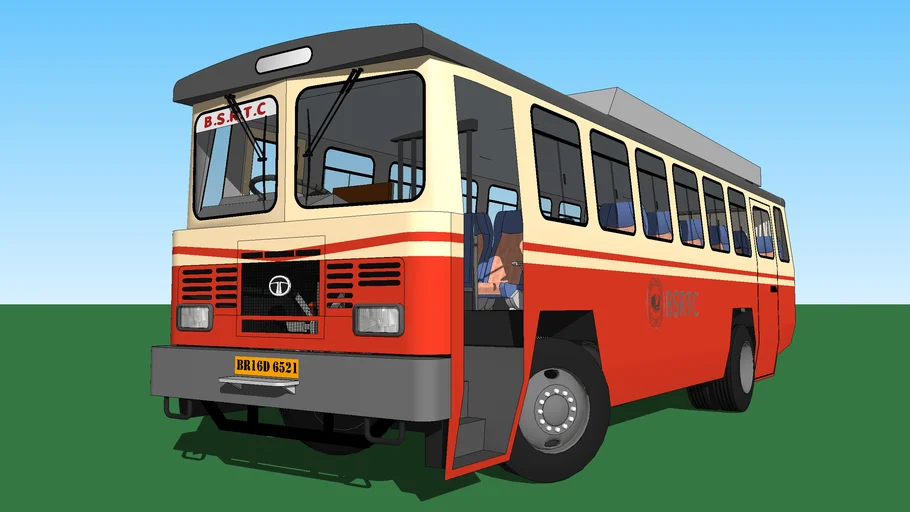 TATA 1512 State Bus (B.S.R.T.C)