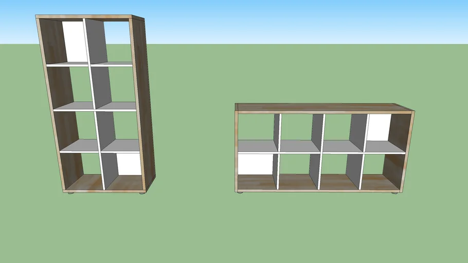 JYSK Room Divider HALDAGER 8 shelves