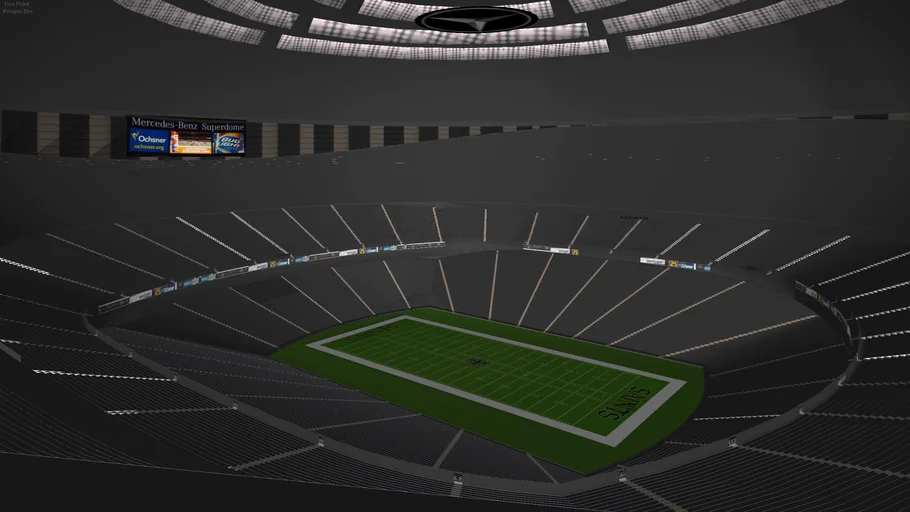 Mercedes-Benz Superdome interior