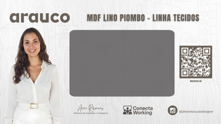 MDF Lino Piombo - Linha Tecidos - Arauco.skp