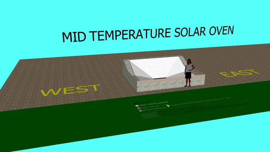 mid temperature solar oven