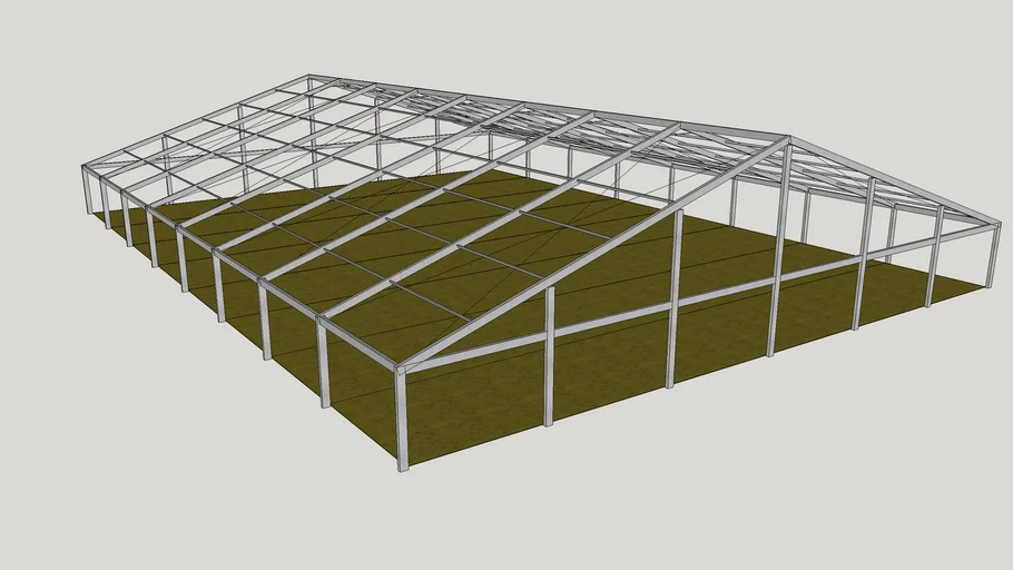 carpa aluminio  30m