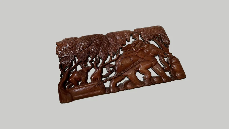 Elephant photo frame