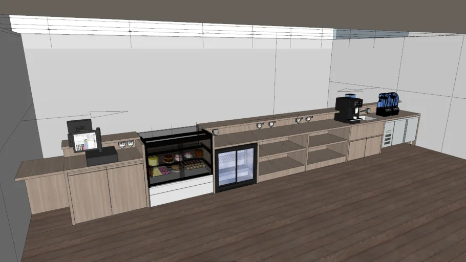 RESTAURANT FRONT COUNTER, DISPLAY COUNTER - SONAT