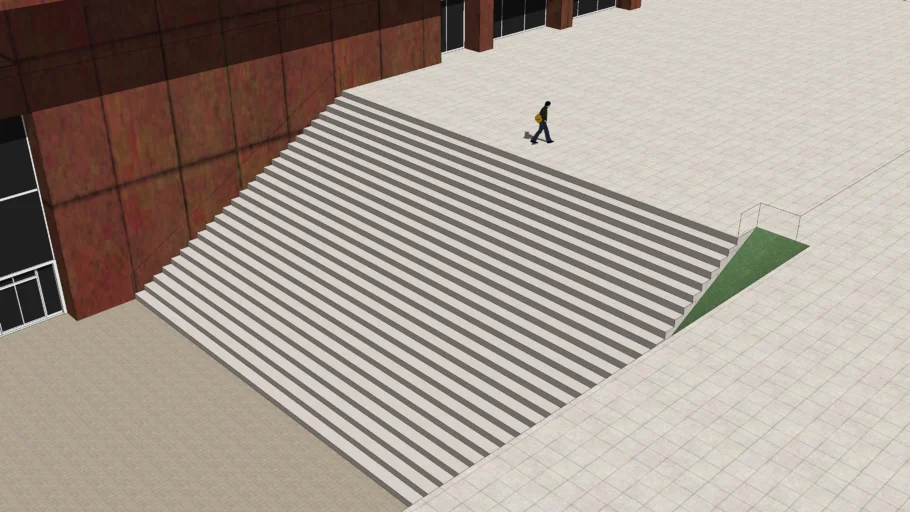25 stair that Ali Boulala attempted to ollie. READ DESCRIPTION