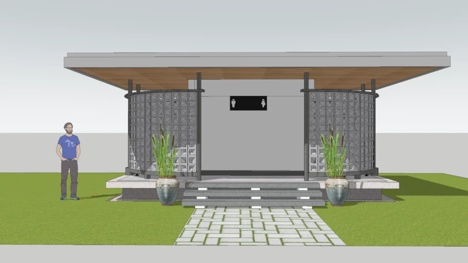 public toilet proposal design by: Architect Nisai So