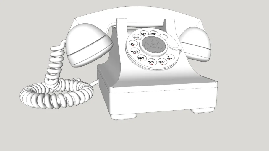 vintage 30's phone
