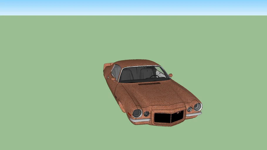 Broke Down Worn Out Camaro