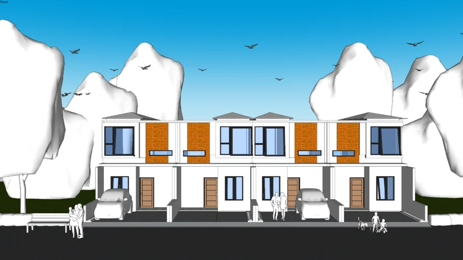 PERUMAHAN CLUSTER KRANGGAN | 3D Warehouse