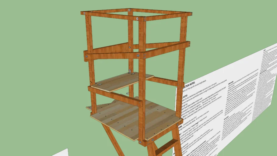 Ladder Stand Wide Vers 3c