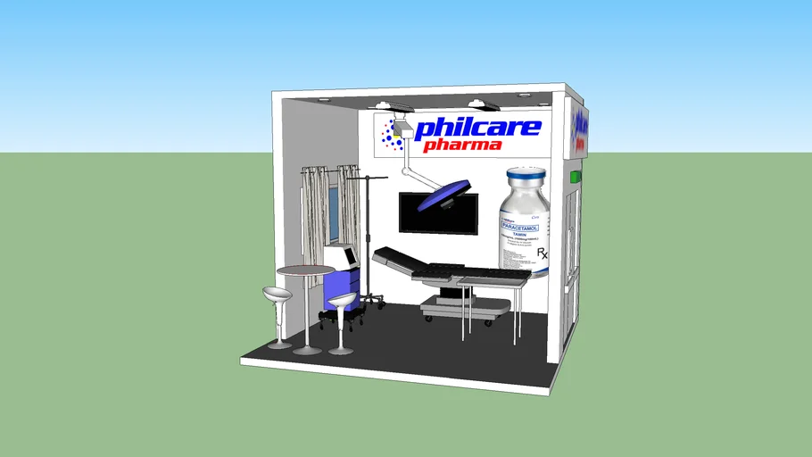 philcare pharma open exhibit booth