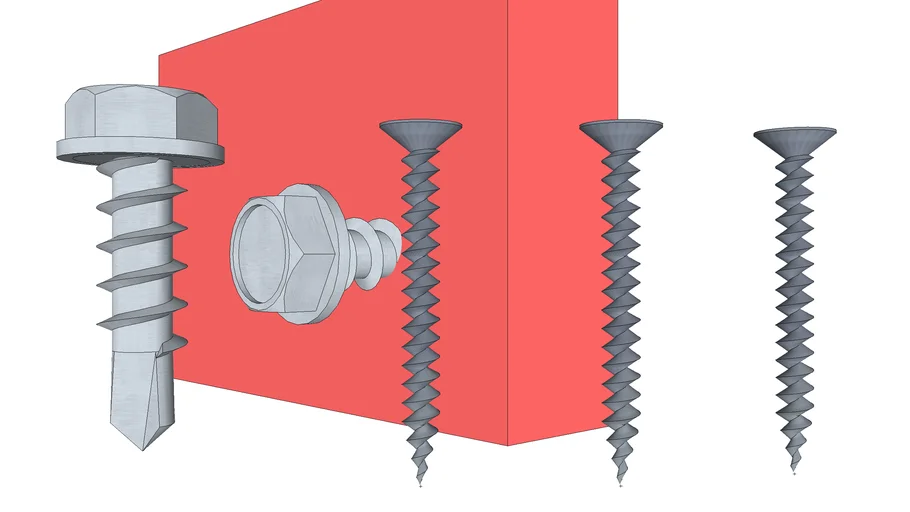Screw (screw wood steel)