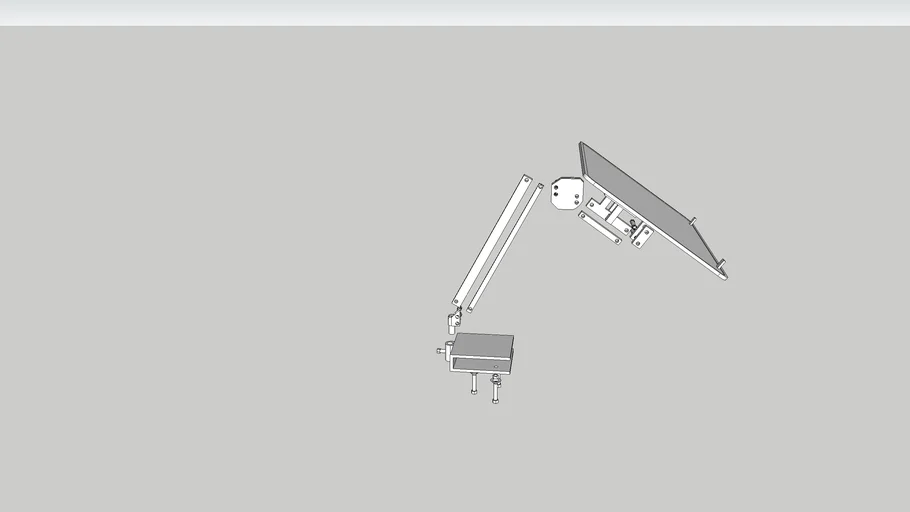 breket laptop, detail