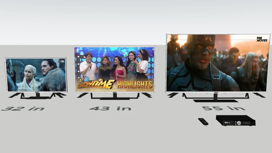 TV Collection 32" 43" 55"