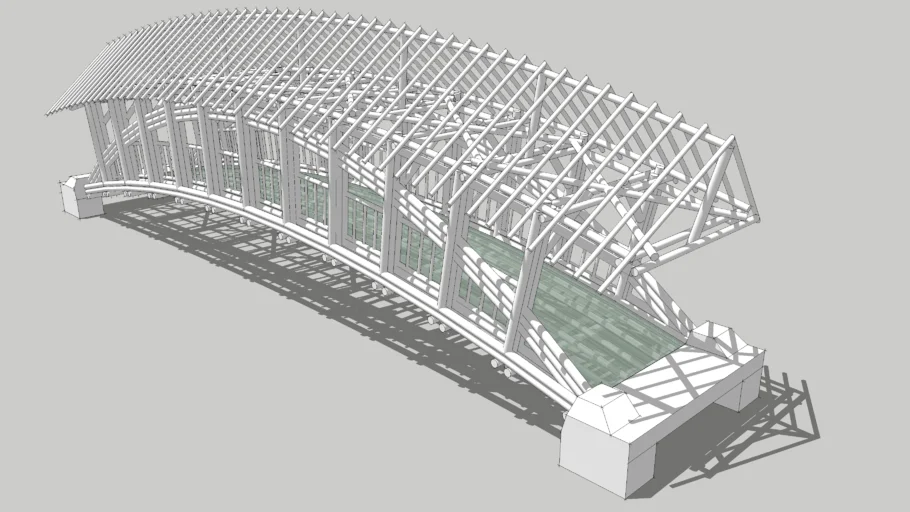 Jembatan Bambu Kali Pepe Solo