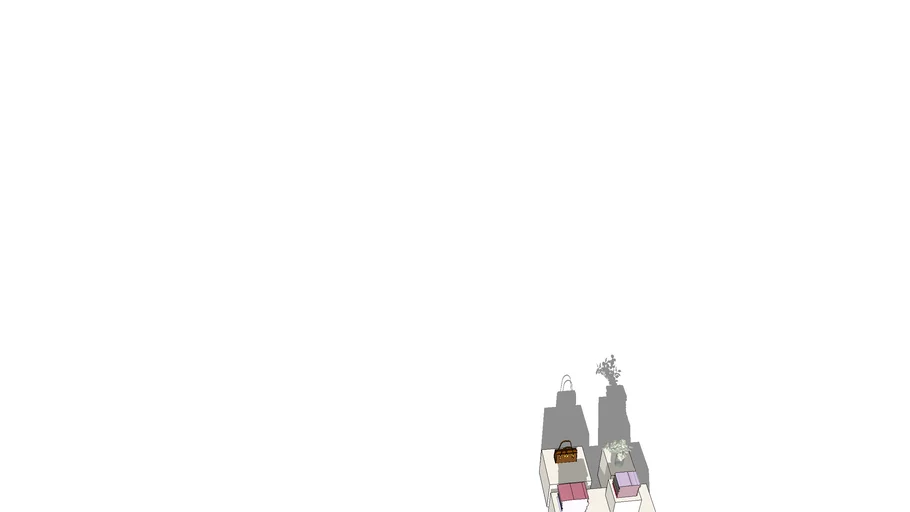 Composition de podium avec accessoires
