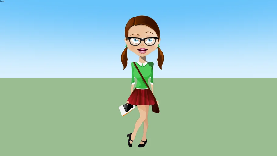 2d school girl