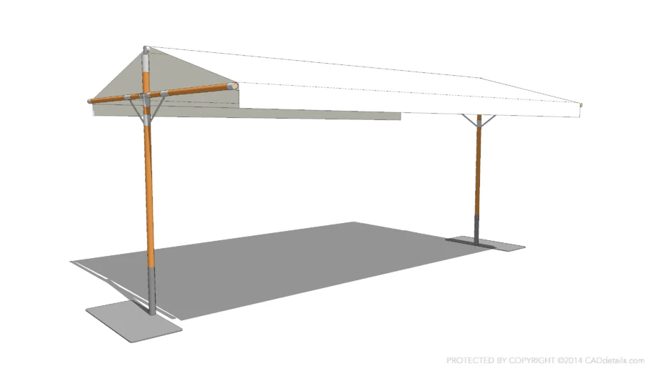 Woodline Papillon Dual Pole Umbrella