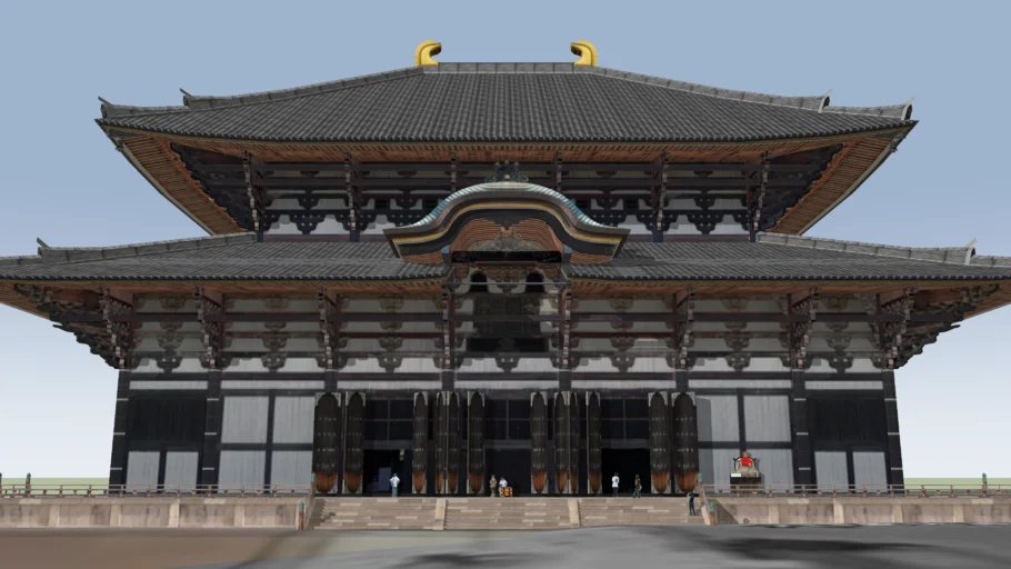 東大寺 大仏殿 - Model - 3D Warehouse
