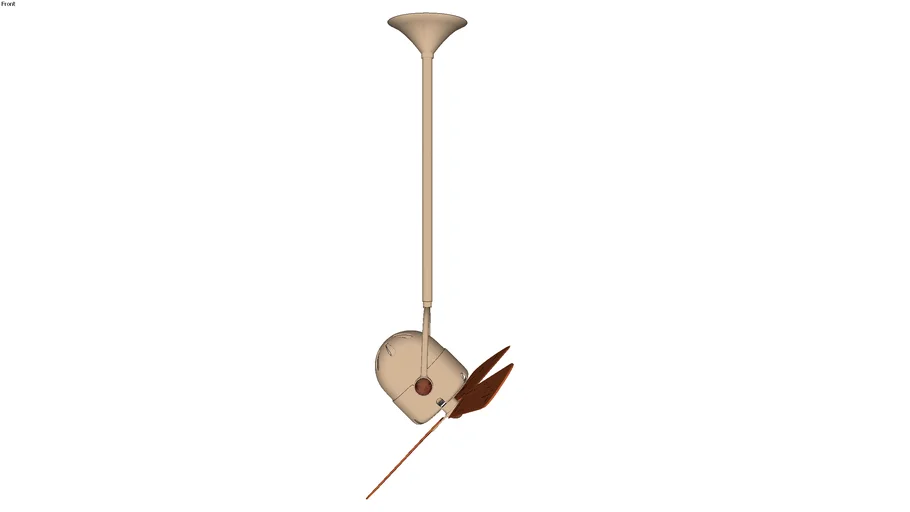 Ventilador Teto Latão - Gerbar