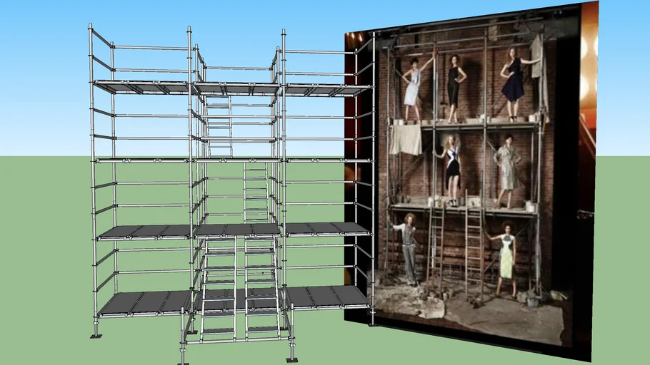 Scaffolding ringlock untuk event