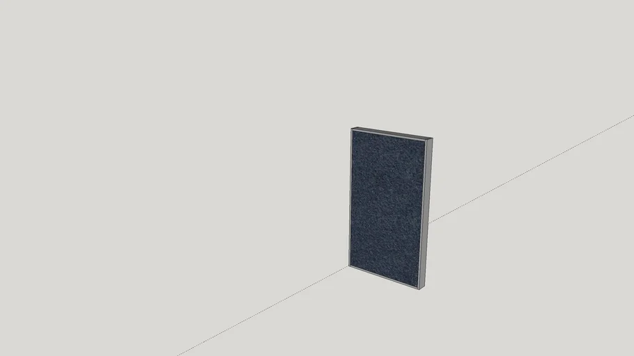 PANEL DE TELA O MELAMINA DE 1,13M X 0,65 X O,15