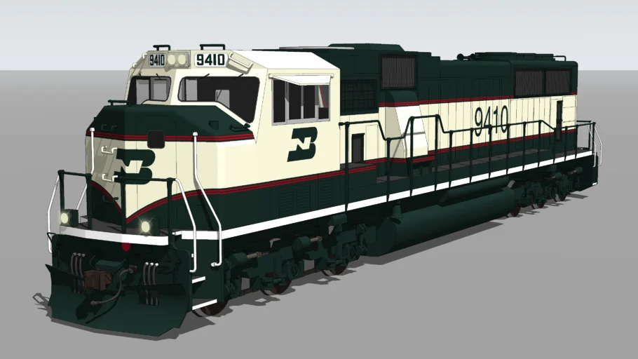 EMD SD70MAC - Burlington Northern