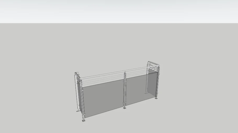 Baranda Aluminio y Vidrio