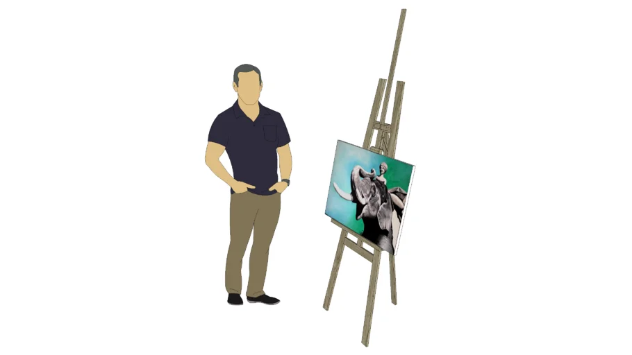 Painting easel