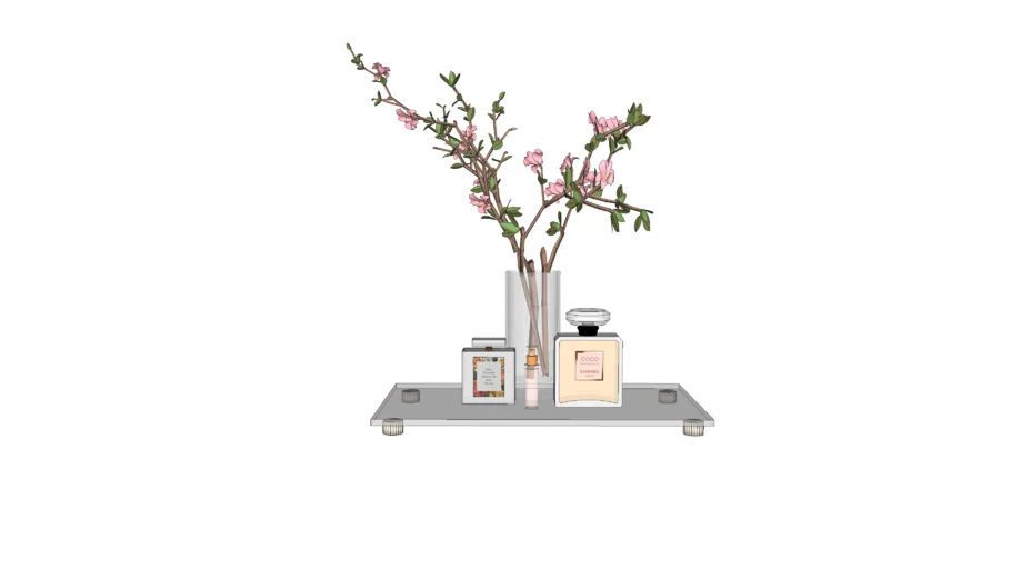 Perfume Tray - Glass