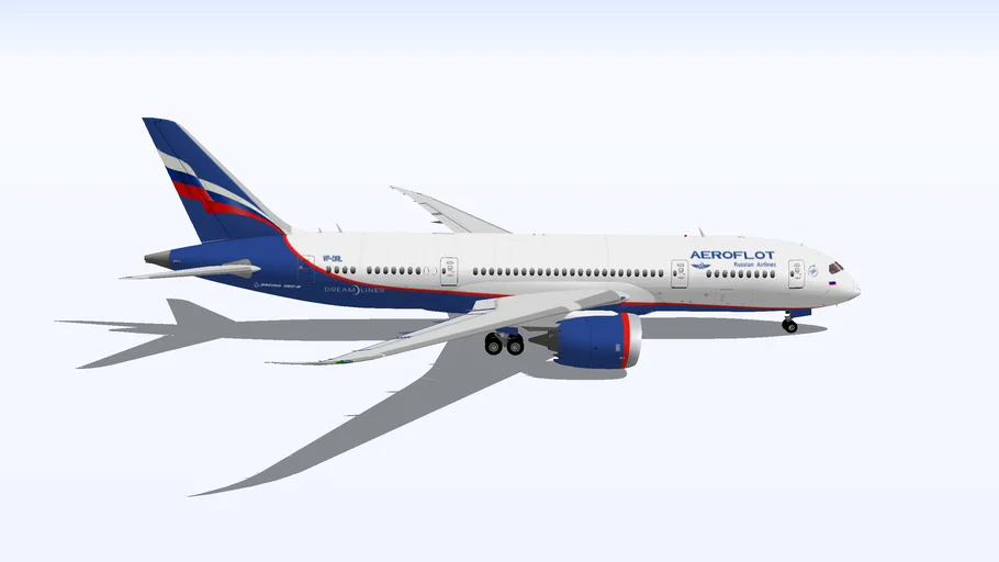 Boeing 787-8 Dreamliner AEROFLOT (on the ground)