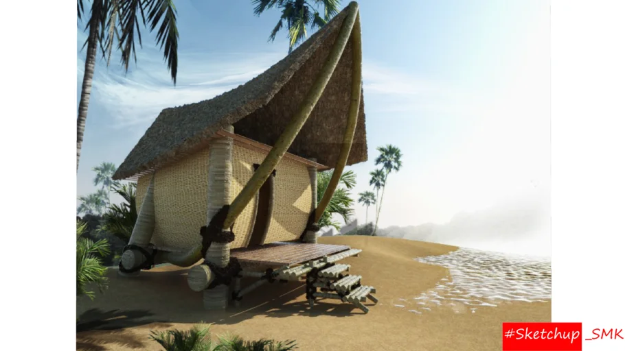 Beach "Tropical house" 