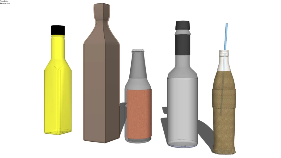 botellas 3d