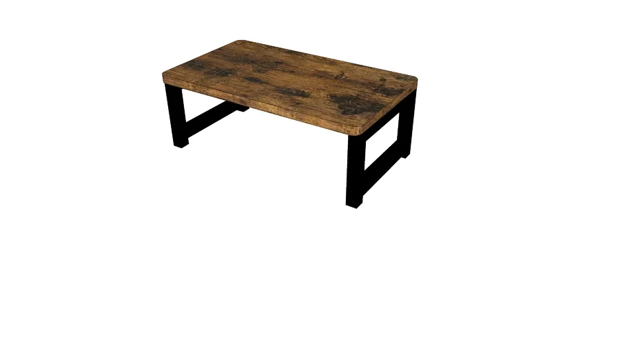 Industrial style computer screen support